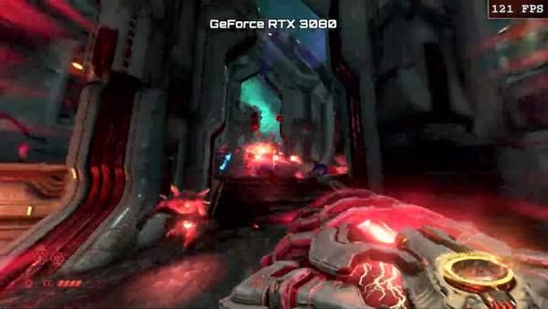 《DOOM：永恒》RTX 3080演示 特效全开，80帧以上