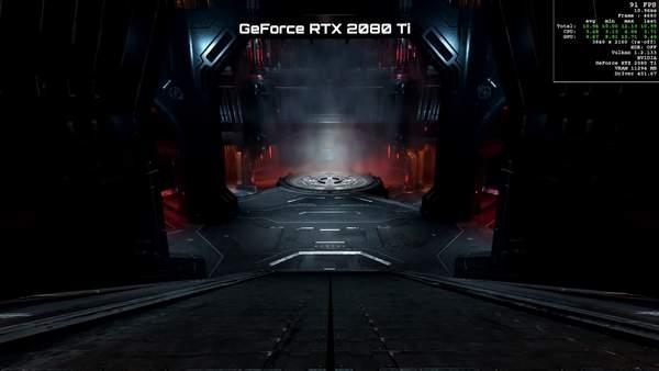 《DOOM：永恒》RTX 3080演示 特效全开，80帧以上