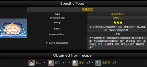 原神夜兰特殊食物是什么2
